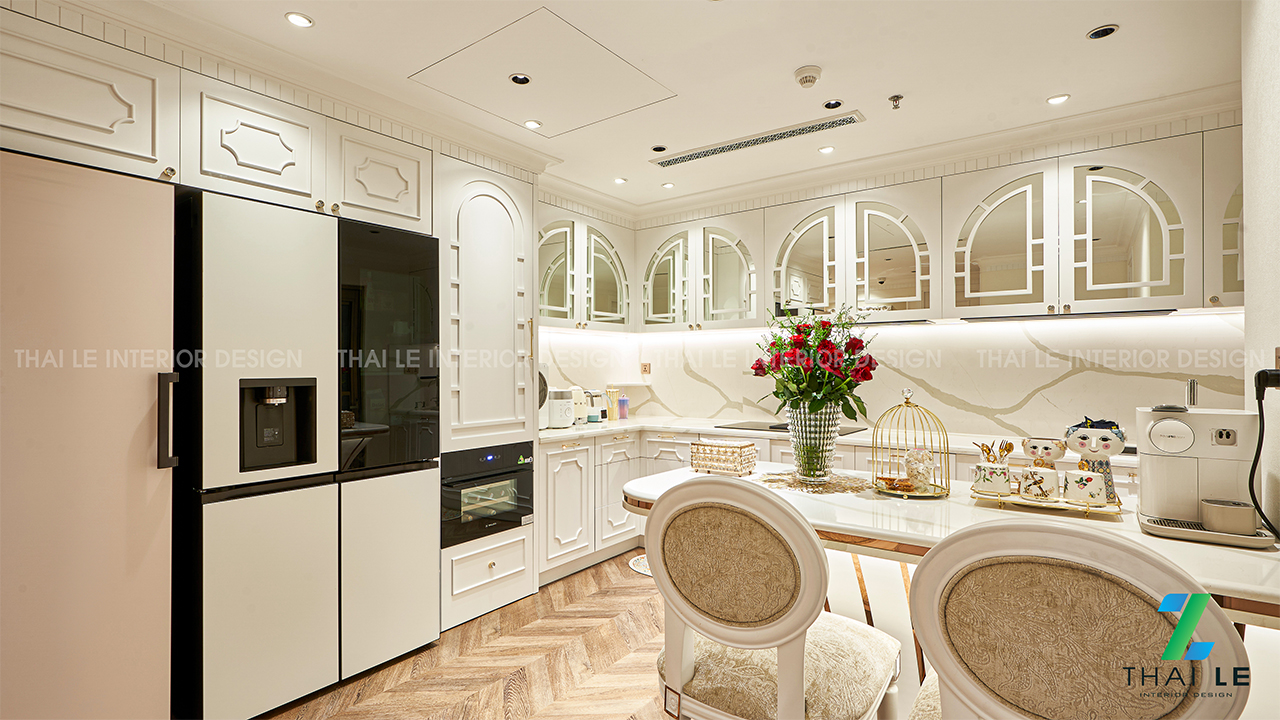 Thi công nội thất căn hộ H17.05 The Peak Q7 - 220M2